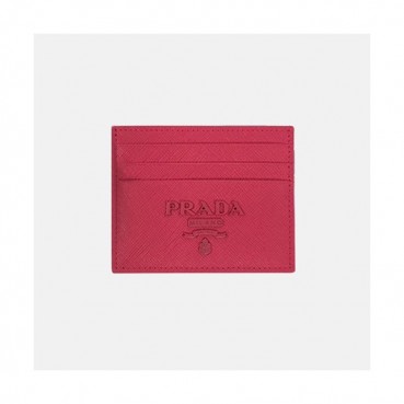 Prada 2020 Saffiano Card Purse 1MC025 - 프라다 2020 사피아노 여성용 카드 퍼스 PRAW0175,11.2CM.핫핑크