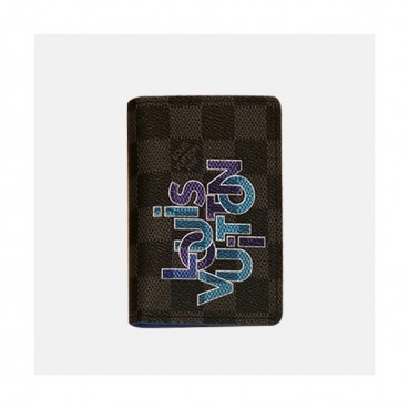 Louis Vuitton 2020 Mens Card Purse N60301 - 루이비통 2020 남성용 카드퍼스 ,LOUW0419,Size(11cm),블랙
