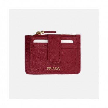 Prada 2020 Saffiano Ladies Card Purse, 1MC038 - 프라다 2020 사피아노 여성용 카드 퍼스,PRAW0168,12CM.레드