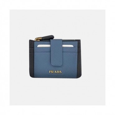 Prada 2020 Saffiano Ladies Card Purse, 1MC038 - 프라다 2020 사피아노 여성용 카드 퍼스,PRAW0167,12CM.스카이블루