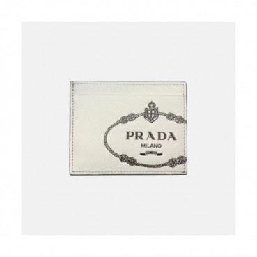 Prada 2020 Saffiano Mens Card Purse, 2MC223 - 프라다 2020 사피아노 남성용 카드 퍼스,PRAW0160,10CM.화이트