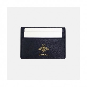 Gucci 2020 Leather Card Purse 523685 - 구찌 2020 남여공용 레더 카드 퍼스 GUW0134.Size(10cm).블랙
