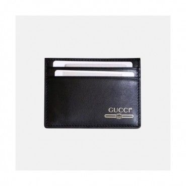 Gucci 2020 Leather Card Purse 547594 - 구찌 2020 남여공용 레더 카드 퍼스 GUW0133.Size(11cm).블랙