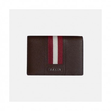Bally 2020 Mm / Wm Leather Card Purse - 발리 2020 남여공용 레더 카드 퍼스 BALB0057.브라운