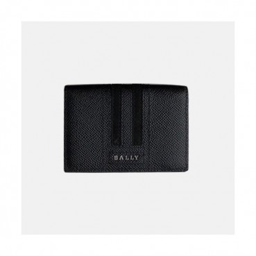 Bally 2020 Mm / Wm Leather Card Purse - 발리 2020 남여공용 레더 카드 퍼스 BALB0055.블랙