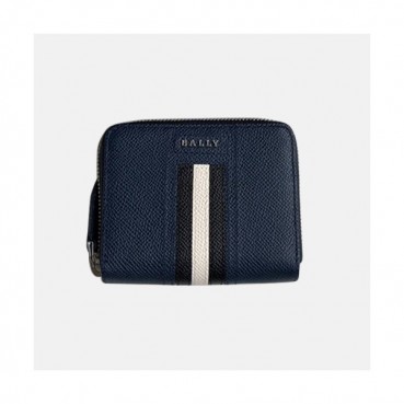 Bally 2020 Mm / Wm Leather Coin Purse / Card Purse - 발리 2020 남여공용 레더 코인 퍼스 / 카드 퍼스 BALB0050.네이비