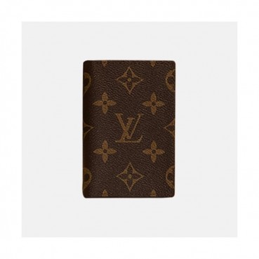 Louis Vuitton 2019 Canvas Card Purse M60256 - 루이비통 2019 남여공용 카드 퍼스,LOUW0382,Size(11cm),브라운