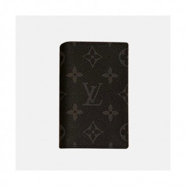 Louis Vuitton 2019 Canvas Card Purse M60256 - 루이비통 2019 남여공용 카드 퍼스,LOUW0380,Size(11cm),블랙