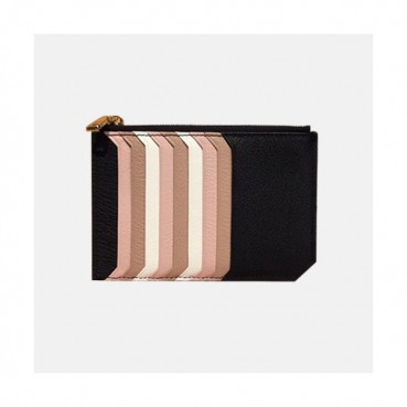 MiuMiu 2019 Leather Card Purse 5MC008 - 미우미우 2019 레더 여성용 카드 퍼스 MIUW0004, 15.5cm,블랙