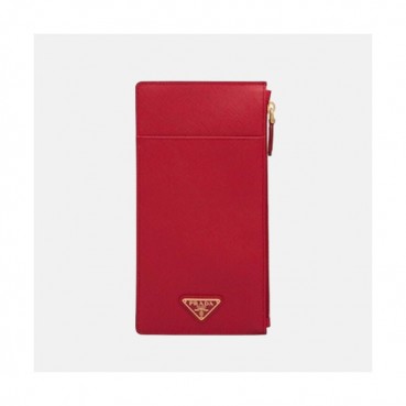 Prada 2019 Saffiano Mm / Wm Phone / Card Purse, 1MB025 - 프라다 사피아노 남여공용 폰 / 카드 퍼스 PRAW0144,21CM.레드