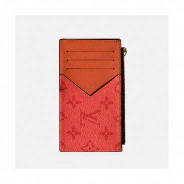 Louis Vuitton 2019 Coin Purse / Card Purse / Wallet, M30270 - 루이비통 2019 남여공용 코인 퍼스 / 카드 퍼스 / 중지갑,LOUW0340,Size(14.5cm),레드오렌지