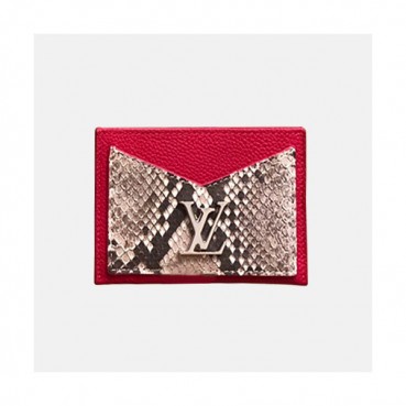 Louis Vuitton 2019 Lock Me Leather Card Purse M97001 - 루이비통 2019 락미 여성용 카드 퍼스,LOUW0303,Size(11cm),핫핑크