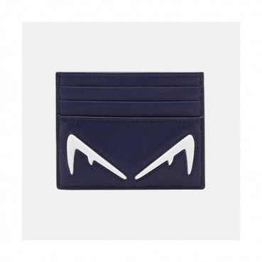 Fendi 2019 Leather Card Purse - 펜디 2019 남여공용 레더 카드 퍼스 FENW0089.Size(10.5cm).네이비