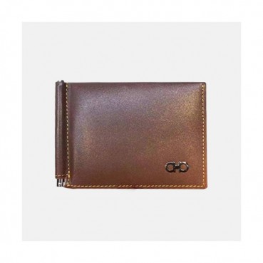 Ferragamo 2019 Mens Leather Card Holder / Money Cilp - 페라가모 남성용 레더 카드홀더 / 머니 클립 FERW0002,브라운