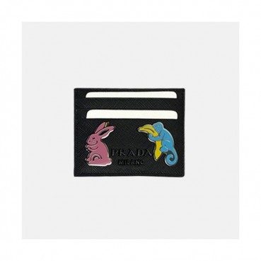 Prada 2019 Saffiano Card Purse 1MC025 - 프라다 사피아노 여성용 카드 퍼스 PRAW0134,10CM.블랙