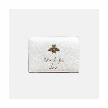 Gucci 2019 Leather Card Case,460185 - 구찌 여성용 레더 카드 케이스,GUW0079.Size(11cm).화이트