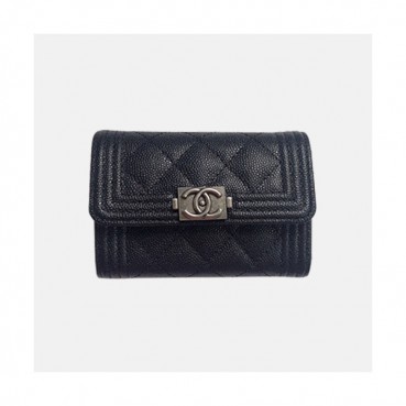 Chanel 2019 Ladies Coin / Card Purse - 샤넬 2019 여성용 코인 / 카드 퍼스  ,CHAW0060,10.5cm.블랙