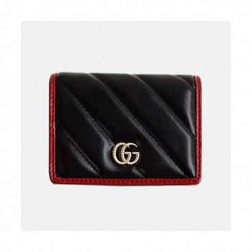 Gucci 2019 Mamont  Card Case 573811 - 구찌 2019 마몬트 카드지갑  GUW0031.Size(11CM).블랙