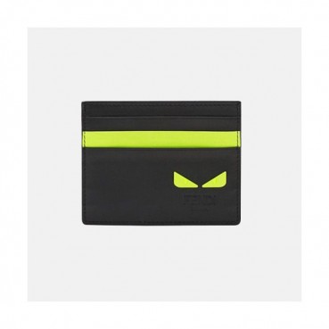 Fendi 2019 Leather Card Purse - 펜디 2019 남여공용 레더 카드 퍼스 FENW0084.Size(10.5cm).블랙