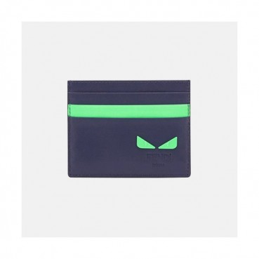 Fendi 2019 Leather Card Purse - 펜디 2019 남여공용 레더 카드 퍼스 FENW0083.Size(10.5cm).블루