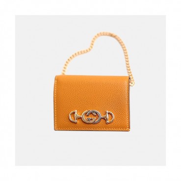 Gucci 2019 Womens Zumi Chain Crad Case 570660 - 구찌 여성 주미 체인 카드 케이스  GUW0025.Size(11cm).옐로우