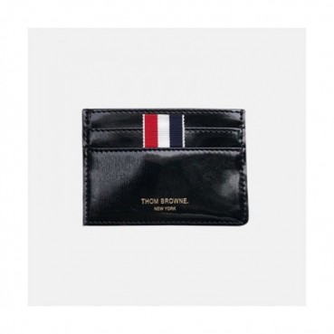 Thom Browne 2019 Leather Card Purse - 톰브라운 2019 레더 남여공용 카드 퍼스 TBW0018,블랙