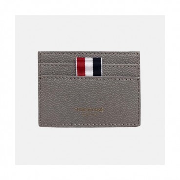 Thom Browne 2019 Leather Card Purse - 톰브라운 2019 레더 남여공용 카드 퍼스 TBW0016,그레이