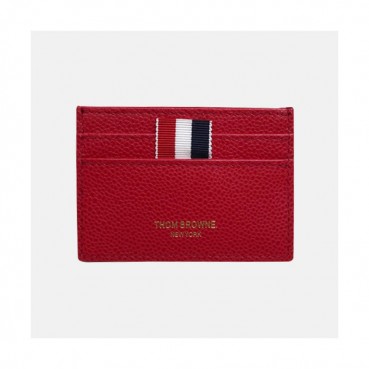 Thom Browne 2019 Leather Card Purse - 톰브라운 2019 레더 남여공용 카드 퍼스 TBW0015,레드