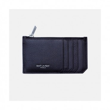 Saint Laurent 2019 Card Purse 346104 - 입생로랑 남여공용 카드 퍼스 SLW0006. 13CM.블랙