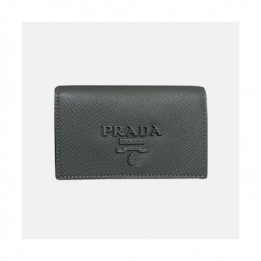 Prada 2019 Saffiano Card Holder 1MC122 - 프라다 사피아노 남여공용 카드 홀더 PRAW0038. 11CM.다크그레이