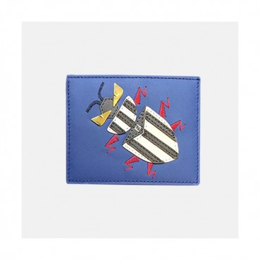 Fendi 2019 Leather Card Purse - 펜디 남여공용 레더 카드 퍼스 FENW0064.Size(10.5cm).블루