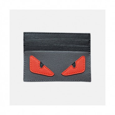 Fendi 2019 Leather Card Purse - 펜디 남여공용 레더 카드 퍼스 FENW0025.Size(10.5cm).블랙