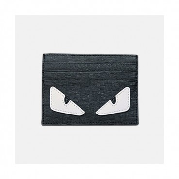 Fendi 2019 Leather Card Purse - 펜디 남여공용 레더 카드 퍼스 FENW0022.Size(10.5cm).블랙