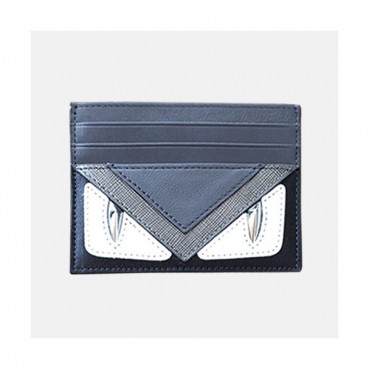 Fendi 2019 Leather Card Purse - 펜디 남여공용 레더 카드 퍼스 FENW0004.Size(10.5cm).그레이