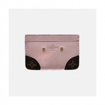 Louis Vuitton 2019 Vernis Card Holder - 루이비통 여성용 베르니 카드 홀더 LOUW0018.Size(11cm).핑크