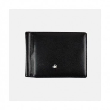 Montblanc 2019 Mens Logo Leather Card Holder - 지방시 남성 신상 로고 레더 카드홀더 Mont006x.블랙