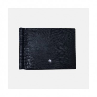 Montblanc 2019 Mens Logo Leather Card Holder - 지방시 남성 신상 로고 레더 카드 홀더 Mont001x.블랙