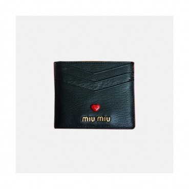 MiuMiu 2018 Ladies Madras Love Card Holder 5MC002 - 미우미우 신상 러브 카드 홀더 MIU0093X  10CM