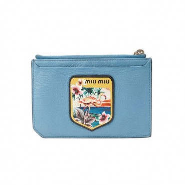 MiuMiu 2018 Ladies Leather Card Wallet 5MC008 - 미우미우 여성 카드지갑 MIU0059X  15.5CM