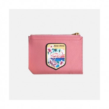 MiuMiu 2018 Ladies Leather Card Wallet 5MC008 - 미우미우 여성 카드지갑 MIU0058X  15.5CM