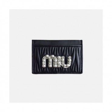 MiuMiu 2018 Matelassé Lux Oceano 5MC208 - 미우미우 마틀라세 카드슬롯 MIU0044X  10.5CM