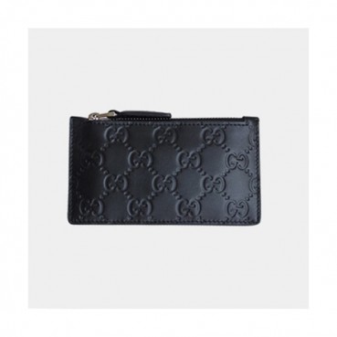 Gucci Signature Card Case 435366 - 구찌 시그니처 지퍼 카드지갑 카드슬롯  GUC0262 13CM