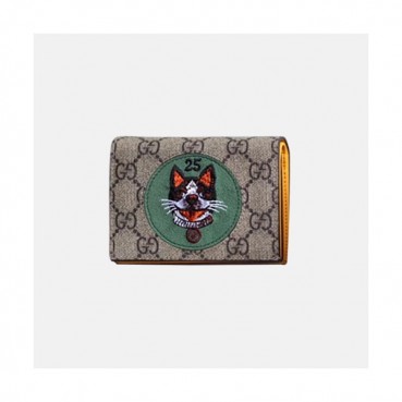 Gucci GG Supreme Card Case 506277 - 구찌 슈프림 카드지갑 GUC0254 11CM
