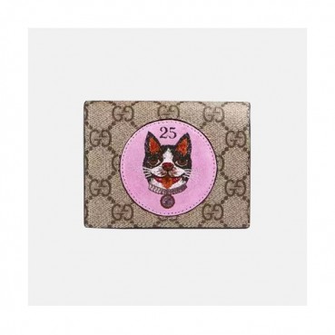 Gucci GG Supreme Card Case 506277 - 구찌 슈프림 카드지갑 GUC0252 11CM