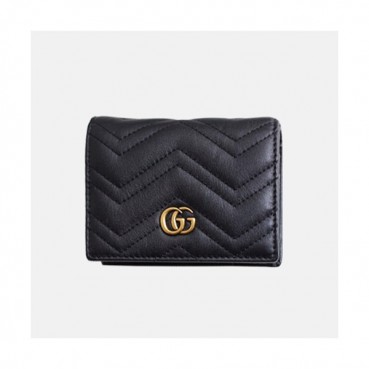 Gucci GG Marmont Matelassé Wallet 443125 - 구찌 마몬트 카드지갑 지퍼 케이스 GUC0247 11CM