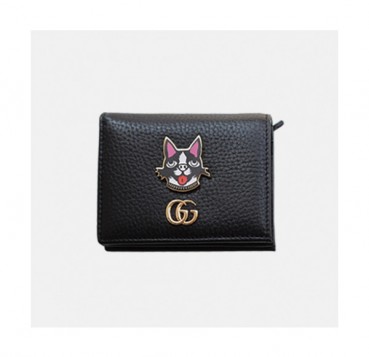 Gucci GG Card Cace 506277 - 구찌 GG 슈프림 보스코 패치 장식 카드 케이스 GUC0241 11CM