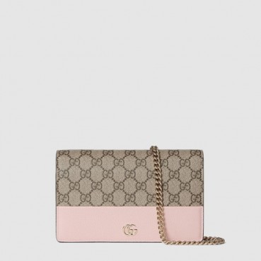 구찌 여성 GG 마몽 체인 지갑 - Gucci Womens GG Marmont Chain Wallet 