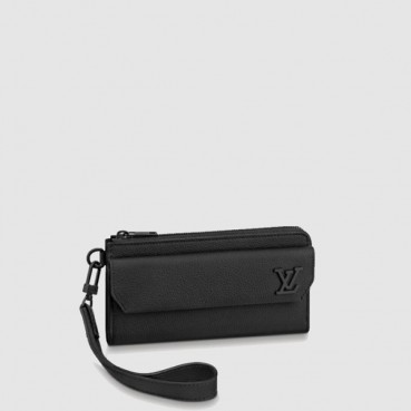 루이비통 남성 뉴 LV 에어로그램 롱 지갑 M69831 - Louis vuitton Mens New LV Aerogram Long Wallet 