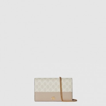 구찌 여성 GG 마몽 체인 지갑 - Gucci Womens GG Marmont Chain Wallet 
