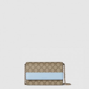 구찌 여성 GG 엠블럼 체인 지갑 - Gucci Womens GG Emblem Chain Wallet 
